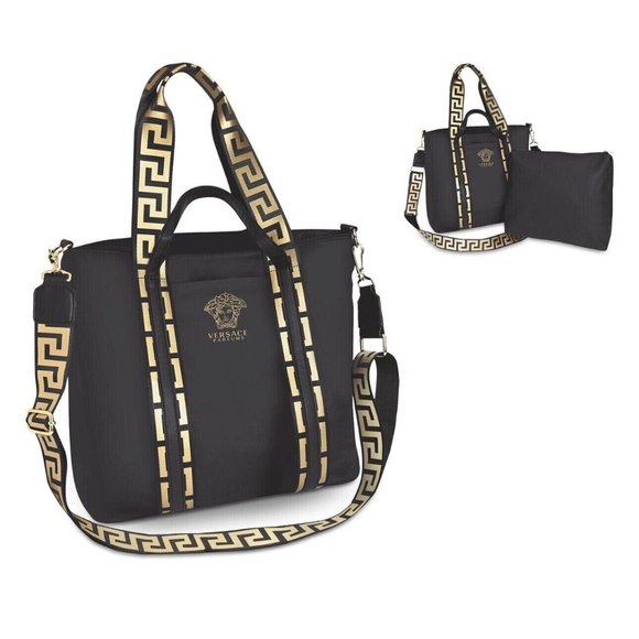 Versace Parfums Bags Versace Parfum Medusa Faux Leather Shopping